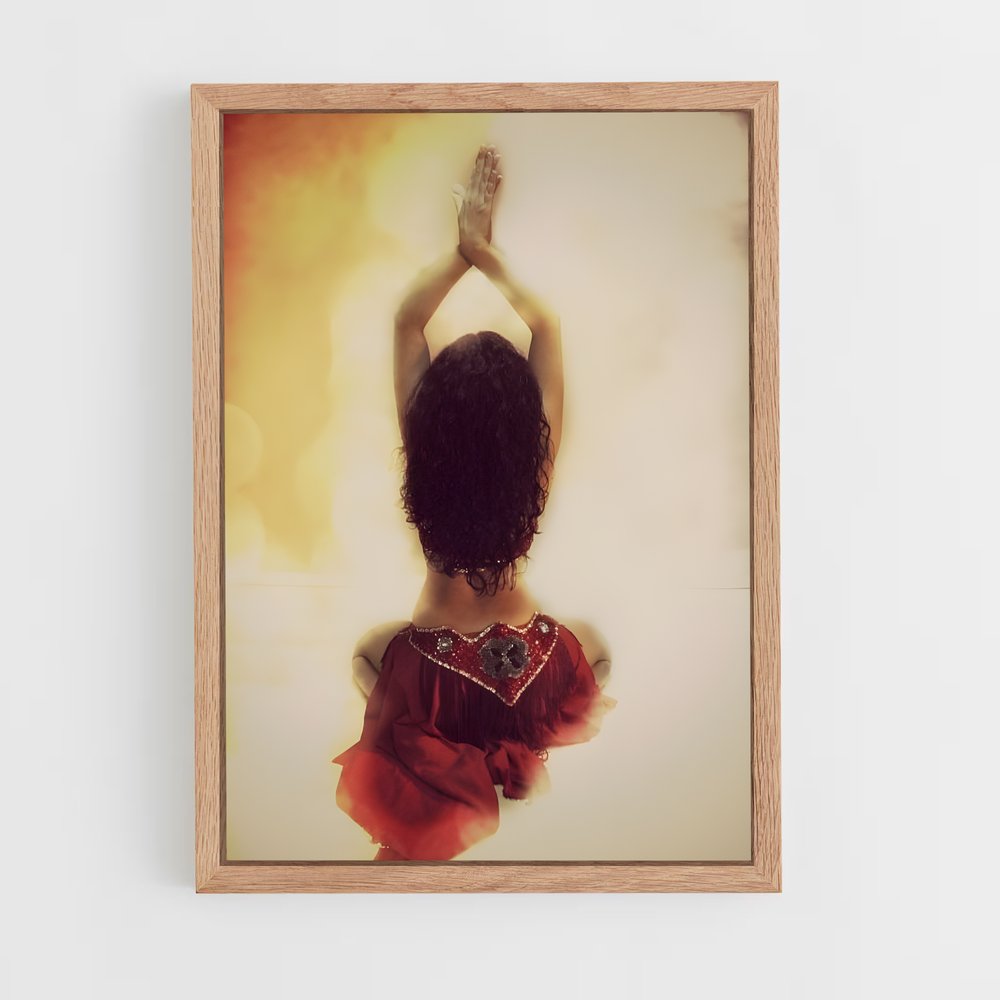 Poster Petite Danseuse Rouge (vue 4)